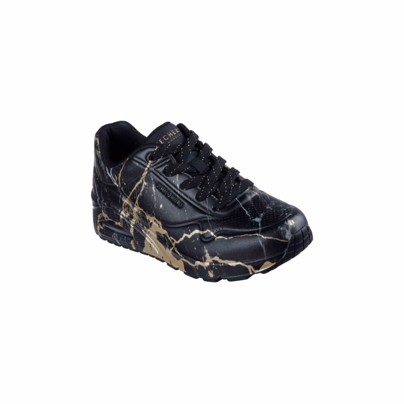 Dámska rekreačná obuv SKECHERS Uno Marbel Marvel W black print