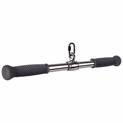 MG Pull Down Bar tricepsový adaptér na kladku, čierny