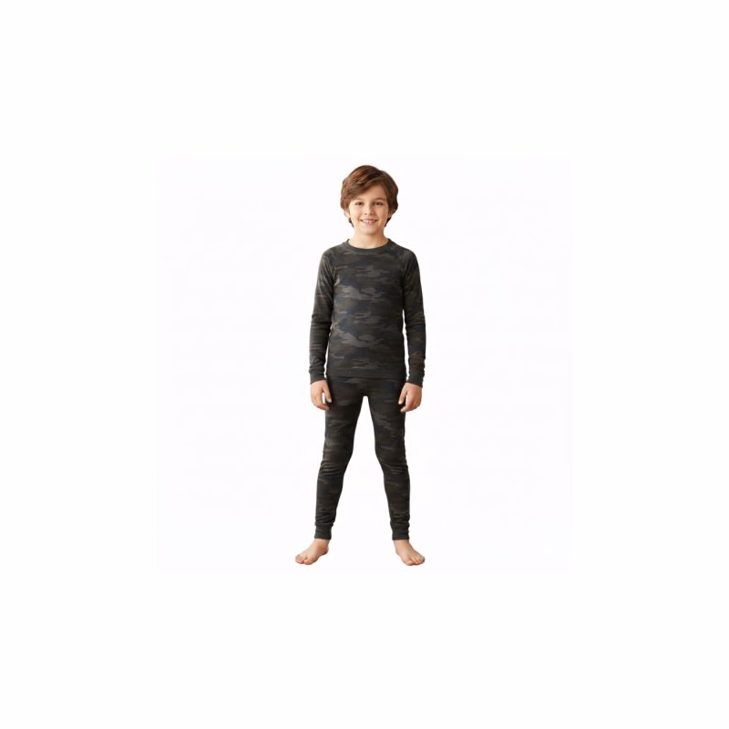 Chlapčenské termoprádlo vrchný a spodný diel 4F JUNIOR SEAMLESS UNDERWEAR M249-4FJWAW25USEAM249-90A-MULTICOLOUR ALLOVER