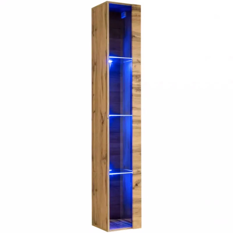 Závesná skrinka Switch Sklo WW1 Wotan + LED
