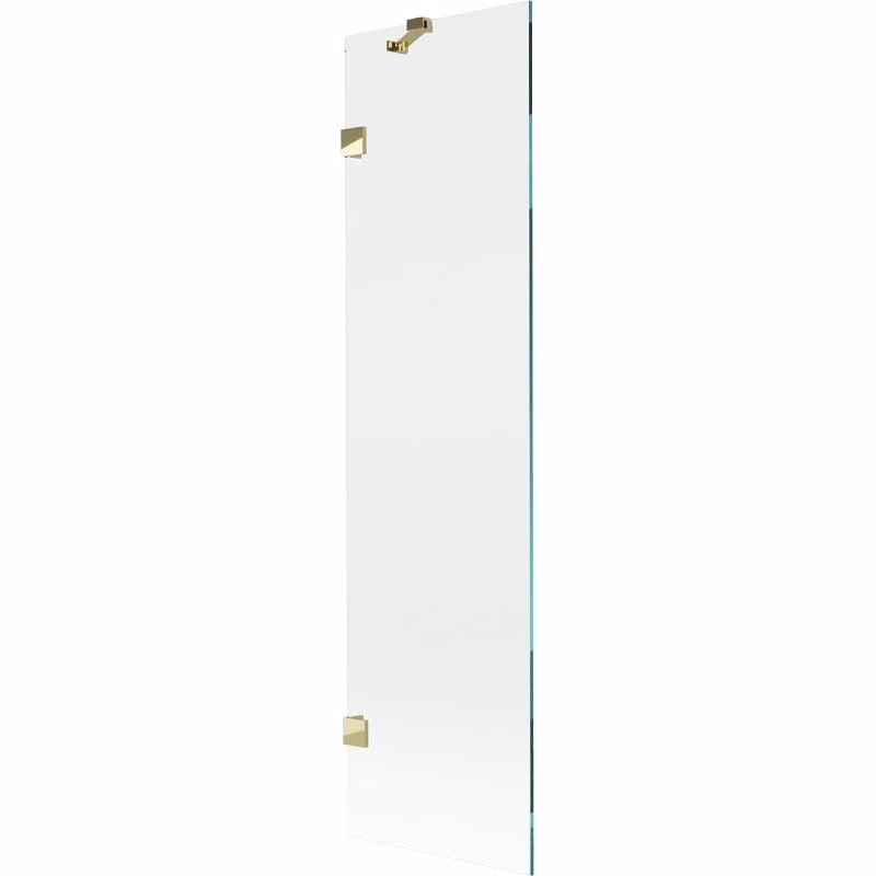 MEXEN/S - Lunar vaňová zástena FIX 50 x 150, transparent, zlatá 897-050-000-50-00