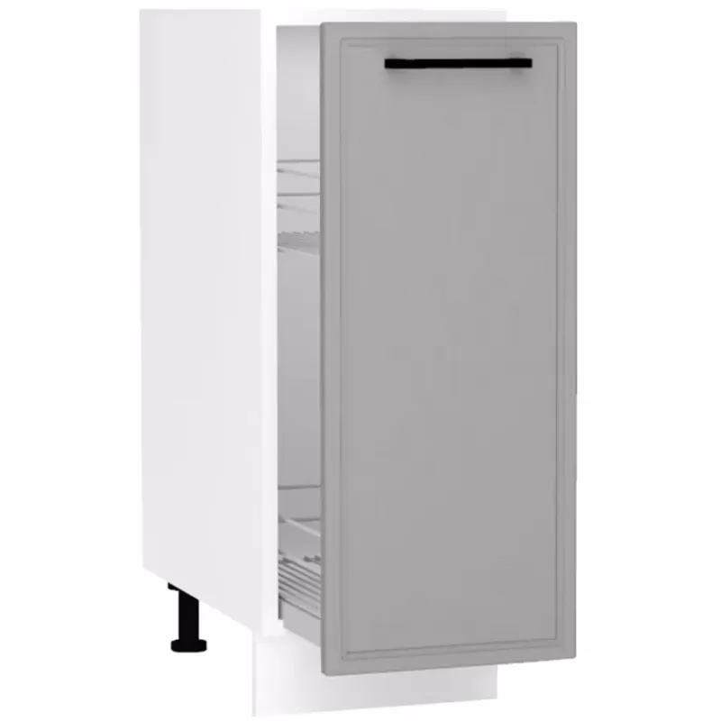 Kuchynská skrinka Emily D30 Cargo + kôš Dast Grey