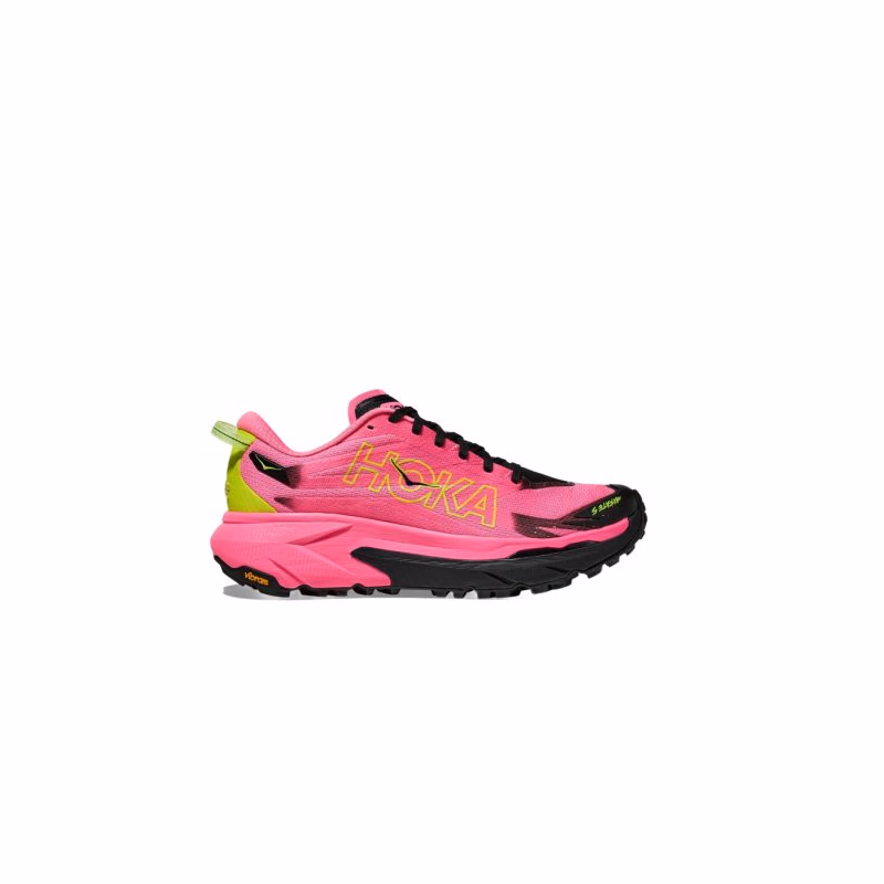 Dámska bežecká trailová obuv HOKA Mafate 5 W neon rose black