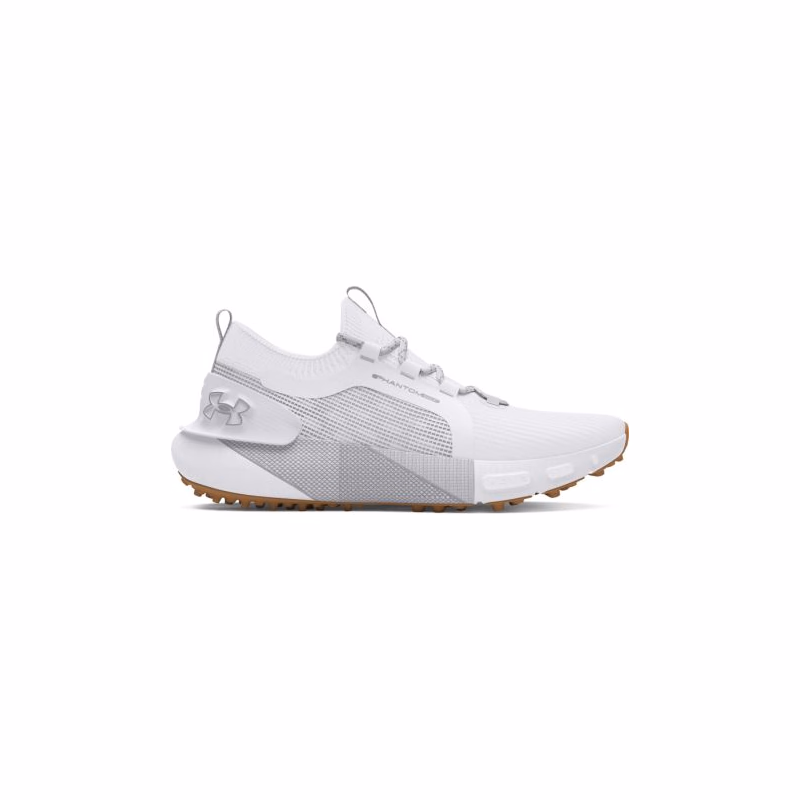 Pánske golfové topánky s&nbsp;hrotmi UNDER ARMOUR UA Phantom Golf white white mod gray