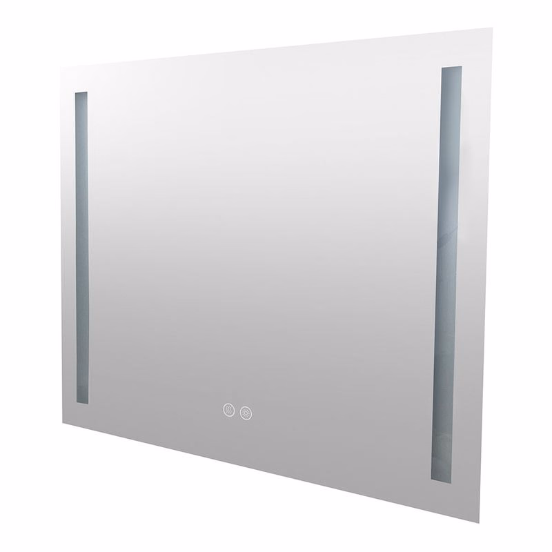 Mereo Zrkadlo 80x70 cm s LED osvetlením a odhmlievaním CN153