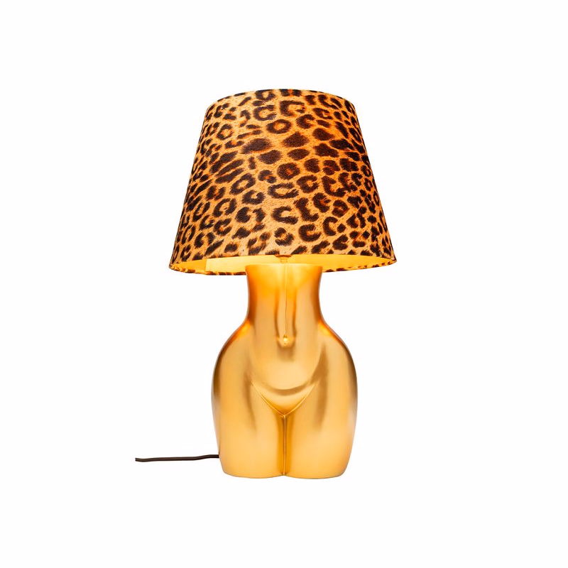 Donna stolová lampa zlatá