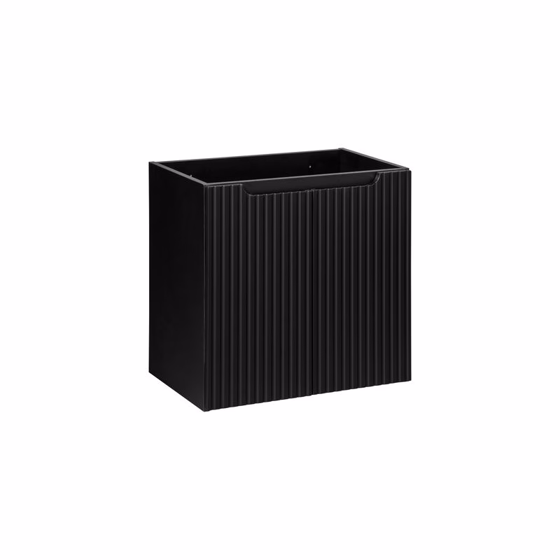 ArtCom Skrinka pod umývadlo NOVA Black 82-60-2D | 60 cm s dvierkami