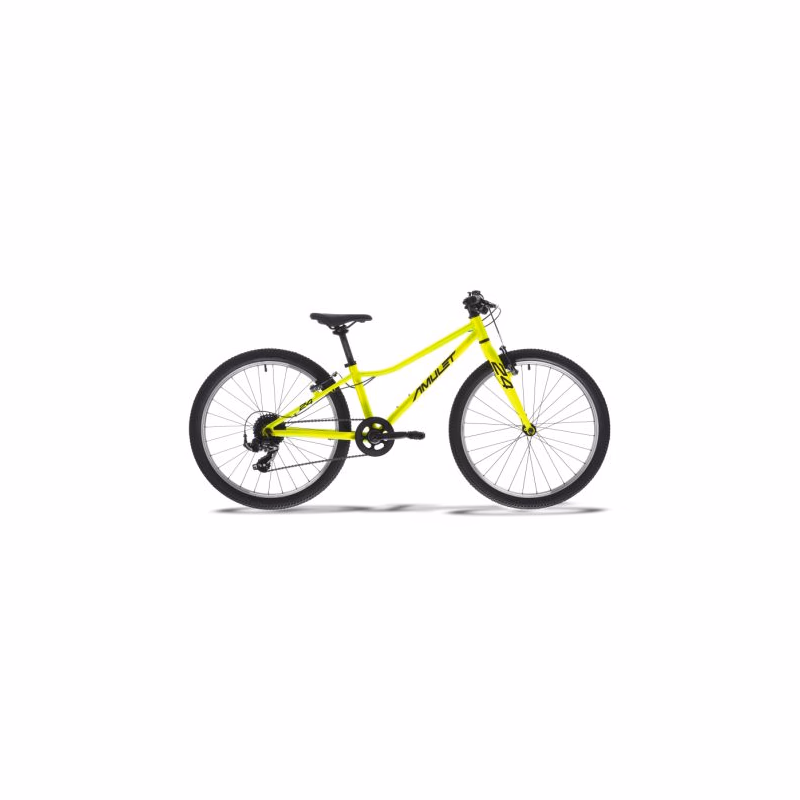 Detský horský bicykel AMULET 24 Speedy, metallic yellow black