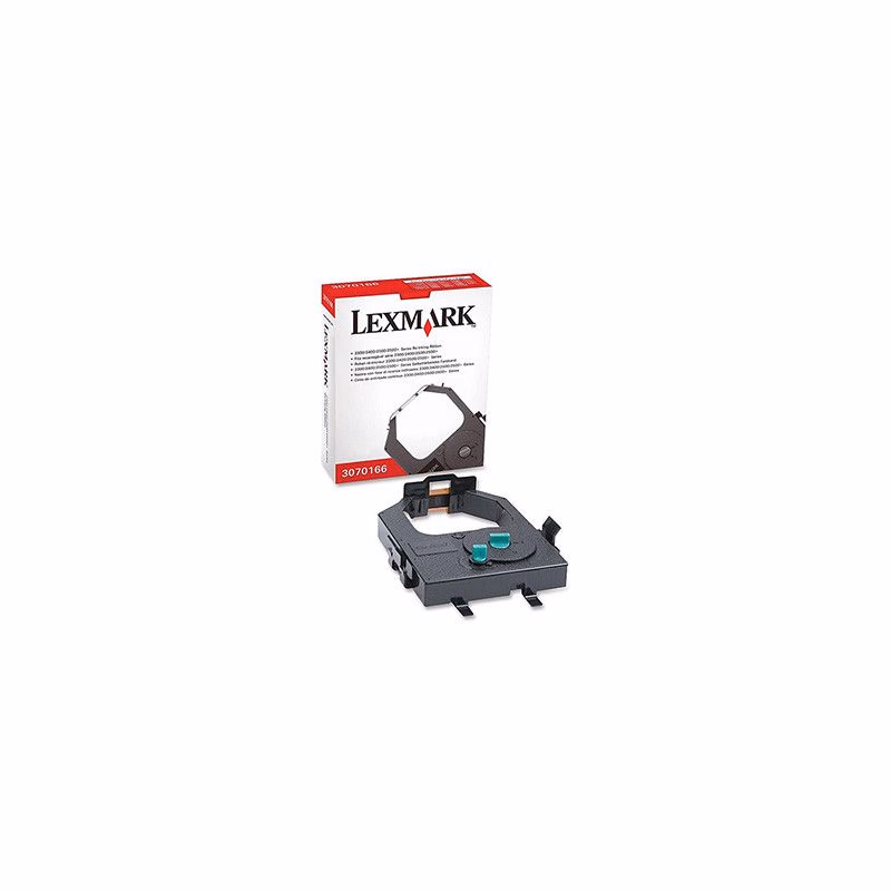 Lexmark originál páska do tlačiarne štítkov, 3070166, černý tlač/biely podklad