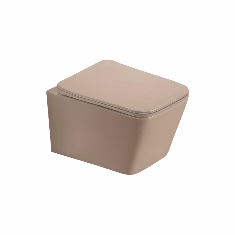 MEXEN - Teo Závesná WC misa vrátane sedátka s slow-slim, duroplast, cappuccino mat 30854064