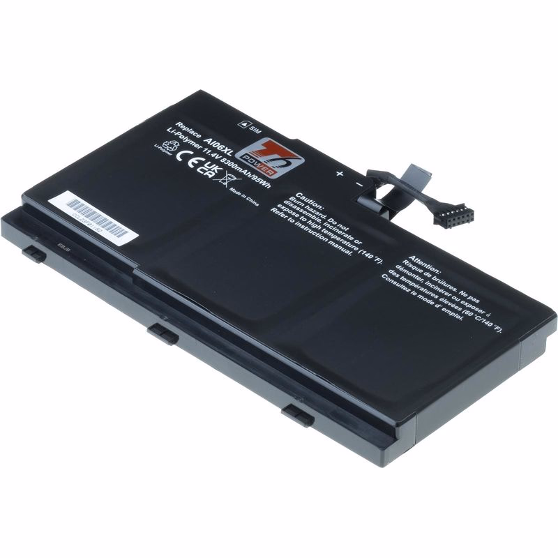 Batéria T6 Power pre HP ZBook 17 G3, 8300mAh, 95Wh, 6cell, Li-ion