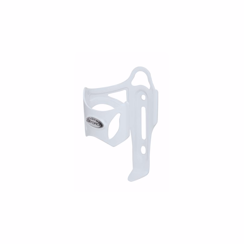Košík na fľašu na bicykel FORCE SIDE Alu 24127 white