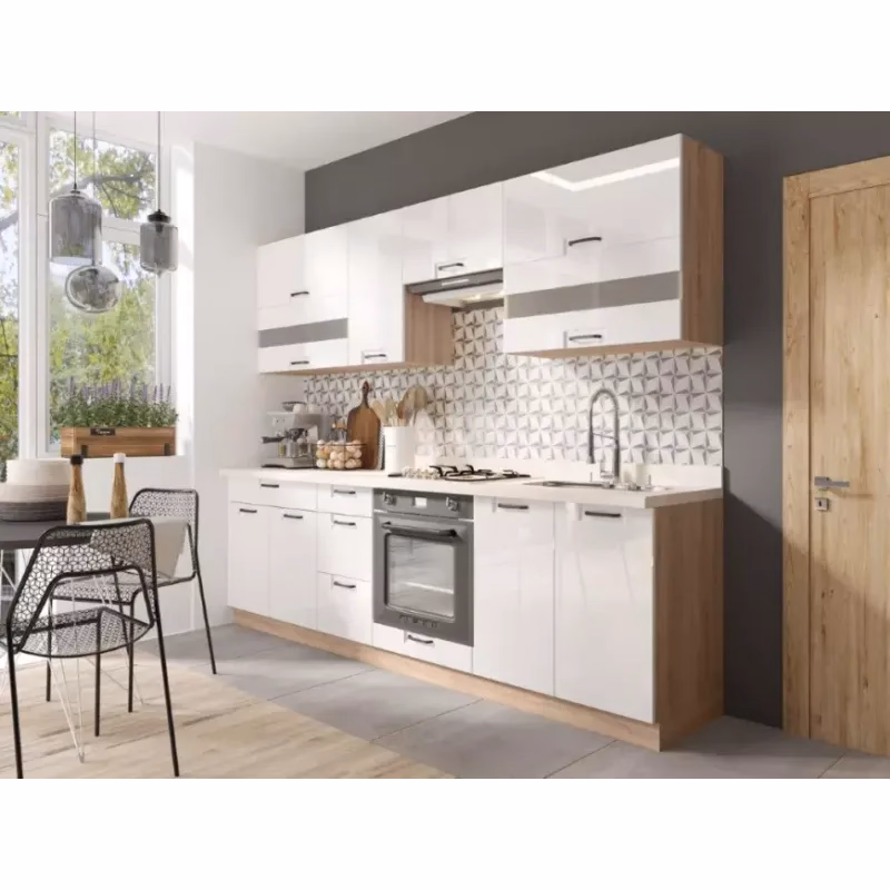 Kuchynská linka Favorit 260 C Plus s pracovná doska Sonoma/White