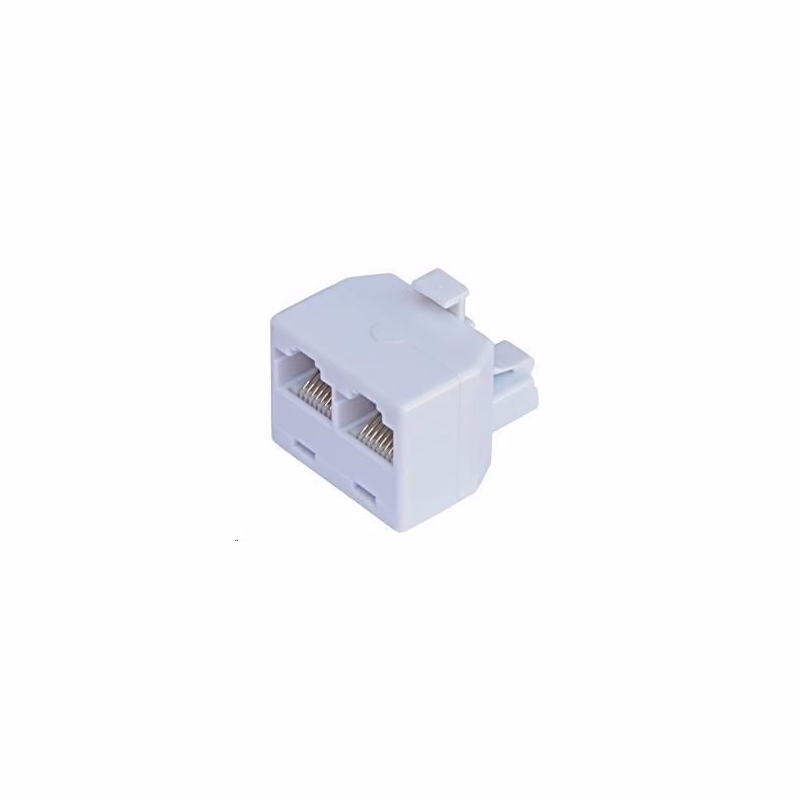 Rozdvojka RJ45, 1x8p8c/2x8p8c - telefónne