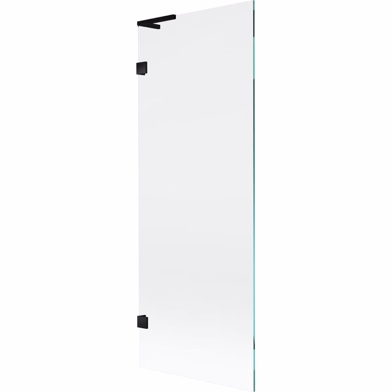 MEXEN/S - Lunar L vaňová zástena FIX 70 x 150, transparent, čierna 897L-070-000-70-00