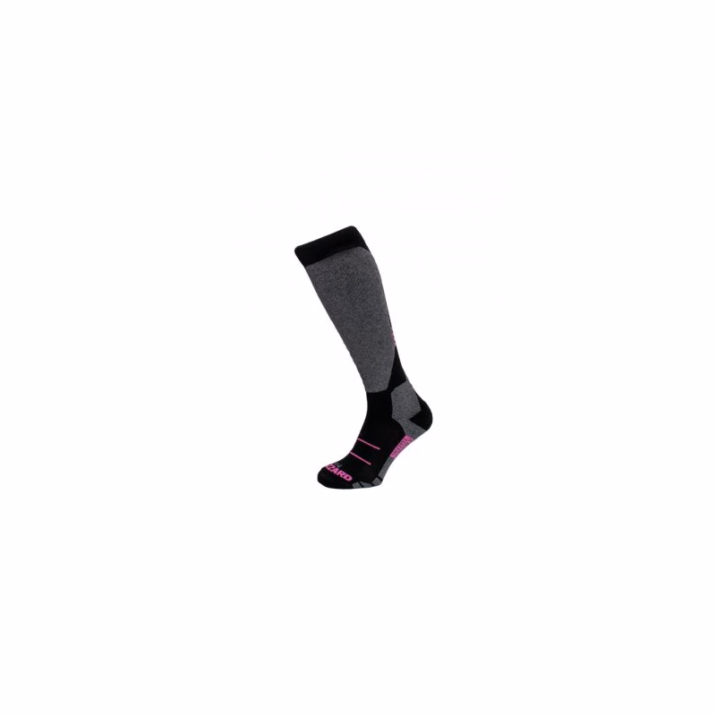 Lyžiarske podkolienky (ponožky) BLIZZARD Wool Sport ski socks, black pink