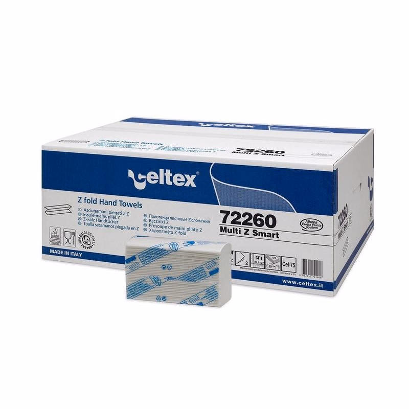 Uteráky pap. Celtex Z Multi Smart 2vrs. 21,5x27cm 18x170ks=3060ks