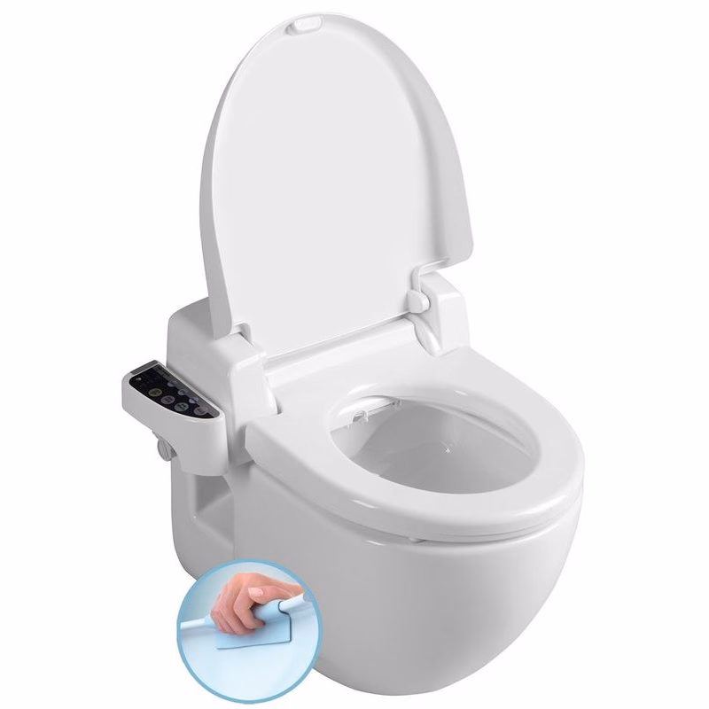 SAPHO - BRILLA závesné WC s elektronickým bidetom BLOOMING NB-R770D-1