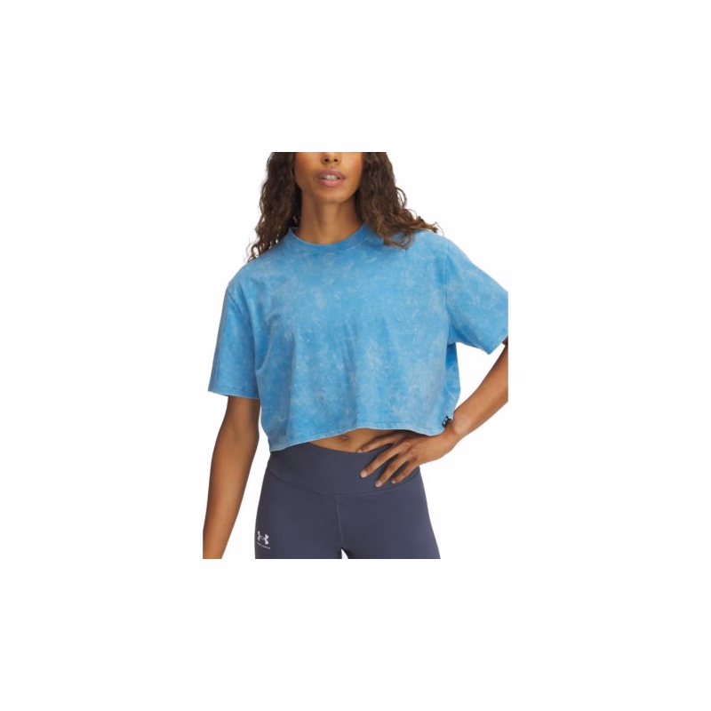 Dámske tričko s krátkym rukávom UNDER ARMOUR UA Rival Wash SS-BLU