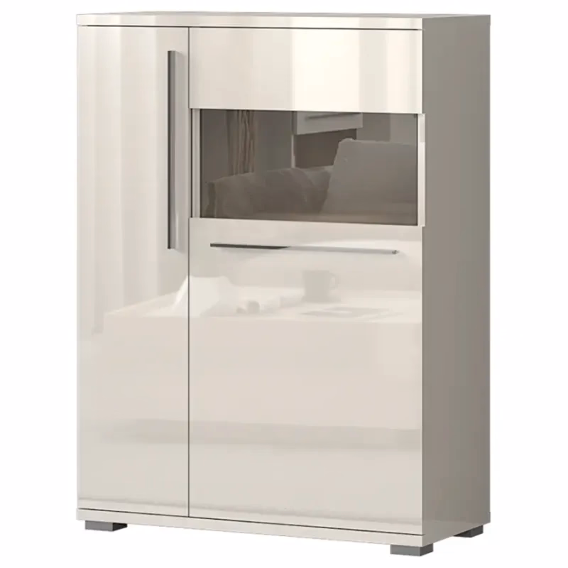 Vitrína Piano V90-2KSV/PN-71/KA/71 lakované beige