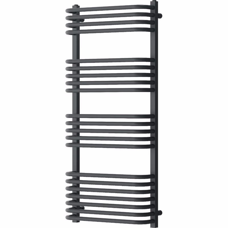 MEXEN - Apollo vykurovací rebrík/radiátor 1210 x 550 mm, 638 W, antracit W117-1210-550-00-66