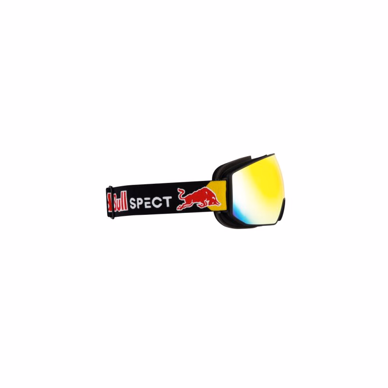 Lyžiarske okuliare RED BULL SPECT FINK-04RE2, black brown with red mirror
