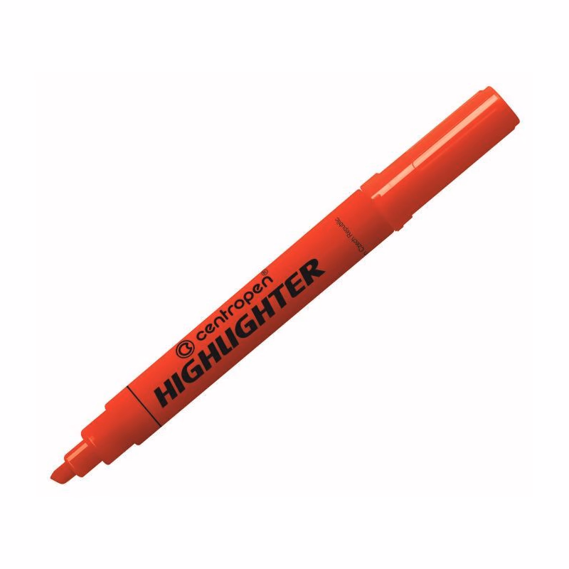 Zvýrazňovač Centropen 8552 červený klinový hrot 1-4,6mm