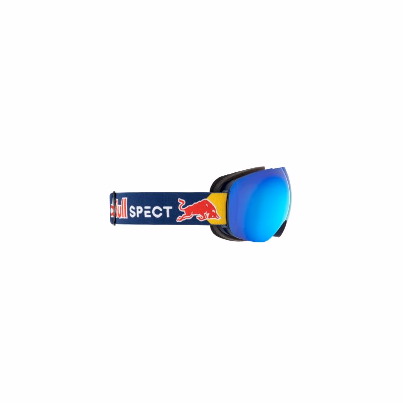 Lyžiarske okuliare RED BULL SPECT BENT-03BL3, blue ice blue snow - red with blue mirror, S.3