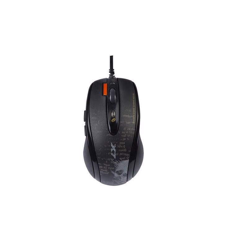 A4tech F5, V-Track herná myš, až 3000DPI, pamäť 160kB, 7 tlačidiel, USB, čierna