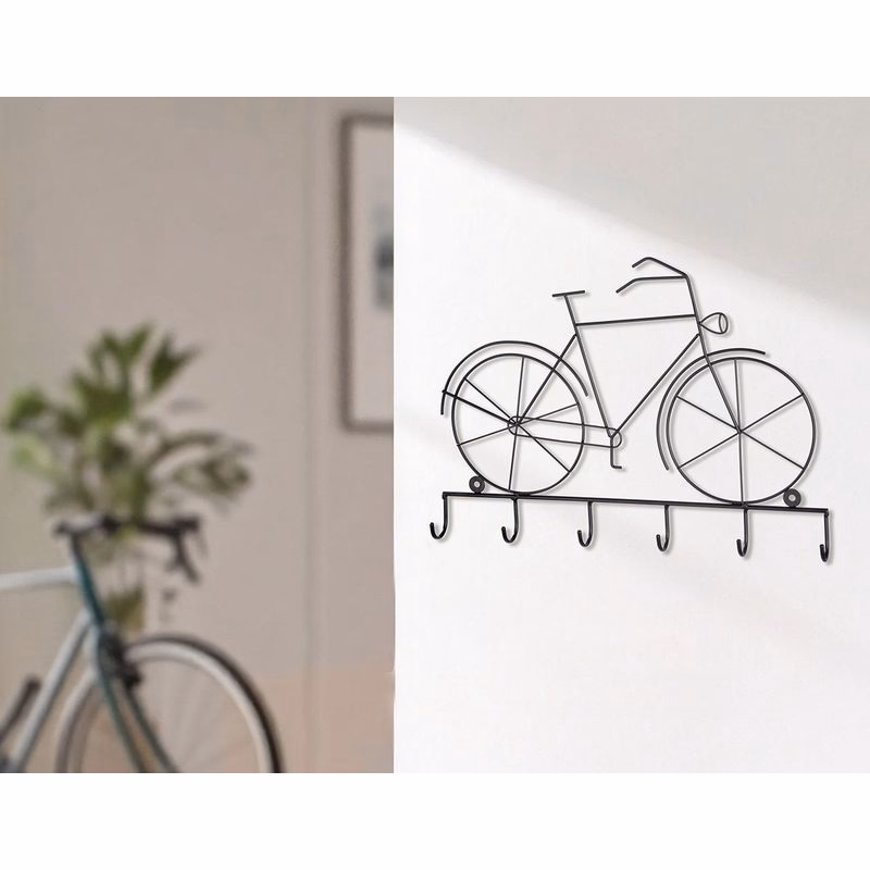 Vešiak s motívom bicykla