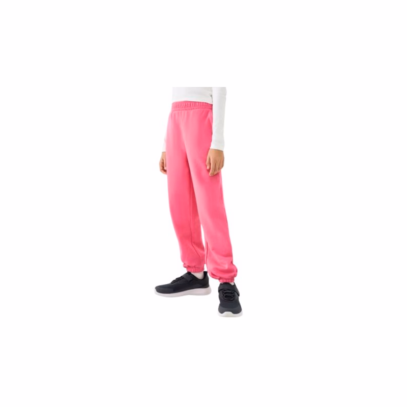 Dievčenské tepláky 4F JUNIOR TROUSERS CAS F0950-54S-PINK