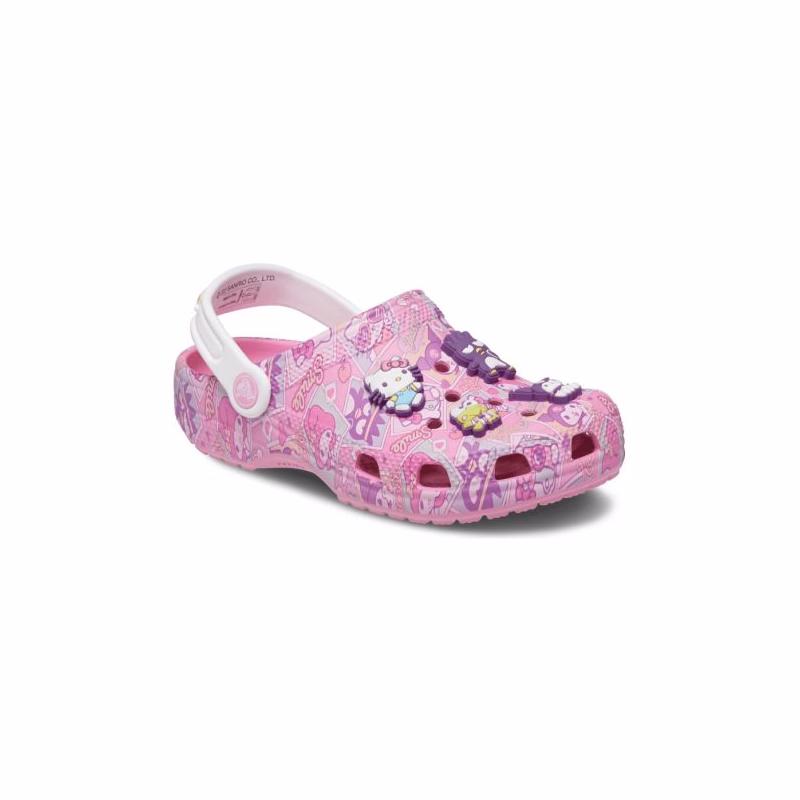 Dievčenské kroksy (rekreačná obuv) CROCS Classic Hello Kitty Clog pink