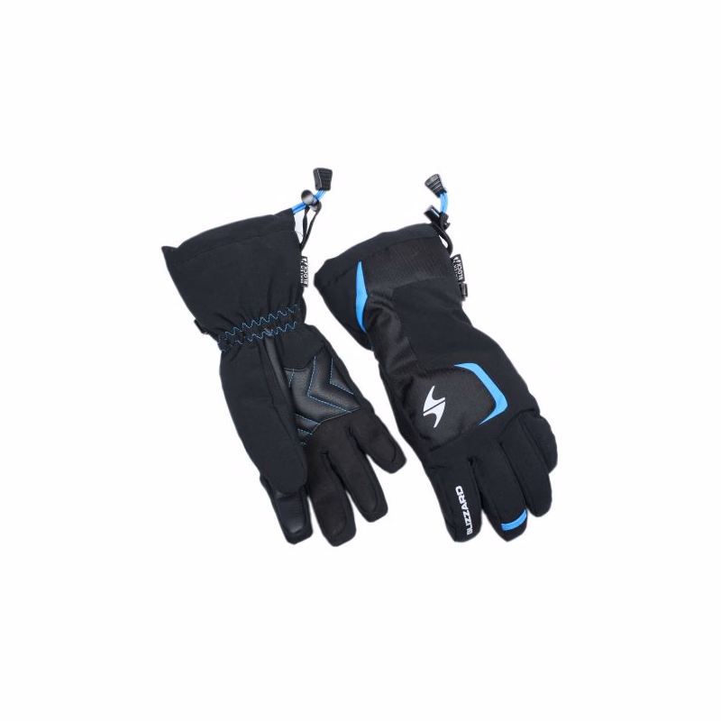 Juniorské lyžiarske rukavice BLIZZARD Reflex junior ski gloves, black blue