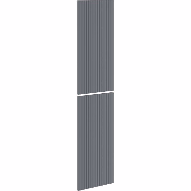 MEXEN - Rivel čelo pre kúpeľňovú skrinku reliéf 35 x 80 cm (2 ks.), grafit mat 91A21-1600-300-2-66
