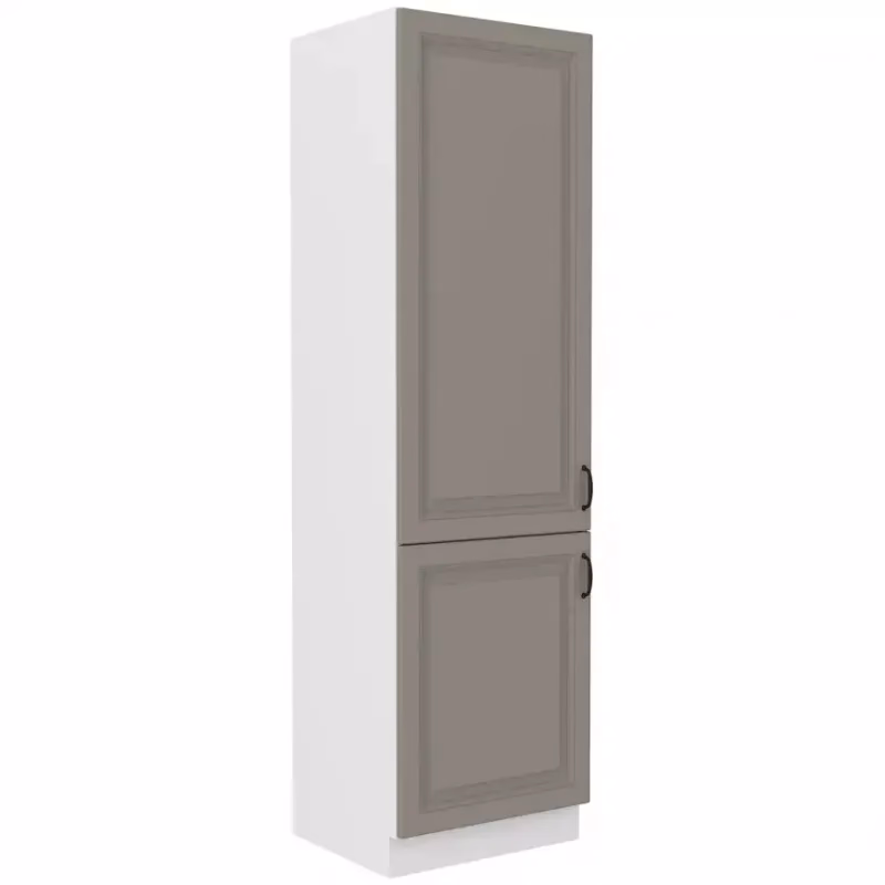 Kuchynská skrinka Stilo claygrey/biely 60lo/210 2f