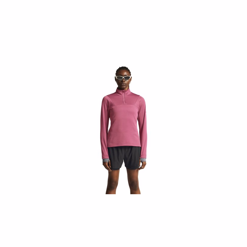 Dámska zateplená bežecká mikina s 1 2 zipsom CRAFT CORE GAIN THERMAL MIDLAYER W-744000-Rouge