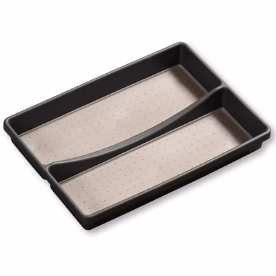 Organizér do zásuvky Kubas 23 cm čierny