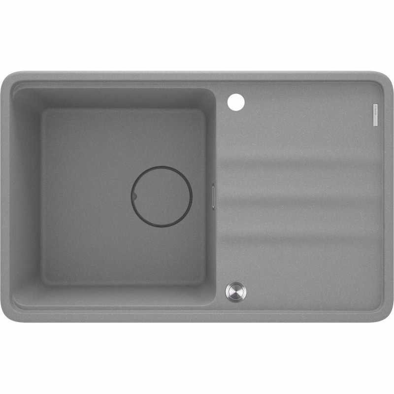 DEANTE DEANTE - Momi metallic grey Granitový drez, 1-bowl with drainer ZKM_S113