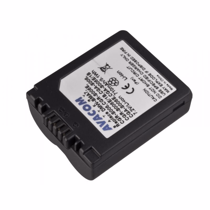 AVACOM Panasonic CGA-S006, DMW-BMA7, Leica BP-DC5 Li-ión 7.2V 710mAh 5.1Wh