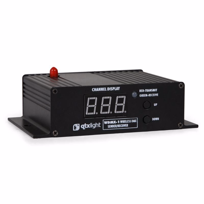 QTX WDMX-1, DMX rádiový prijímač, rádiový vysielač, 2,4 GHz