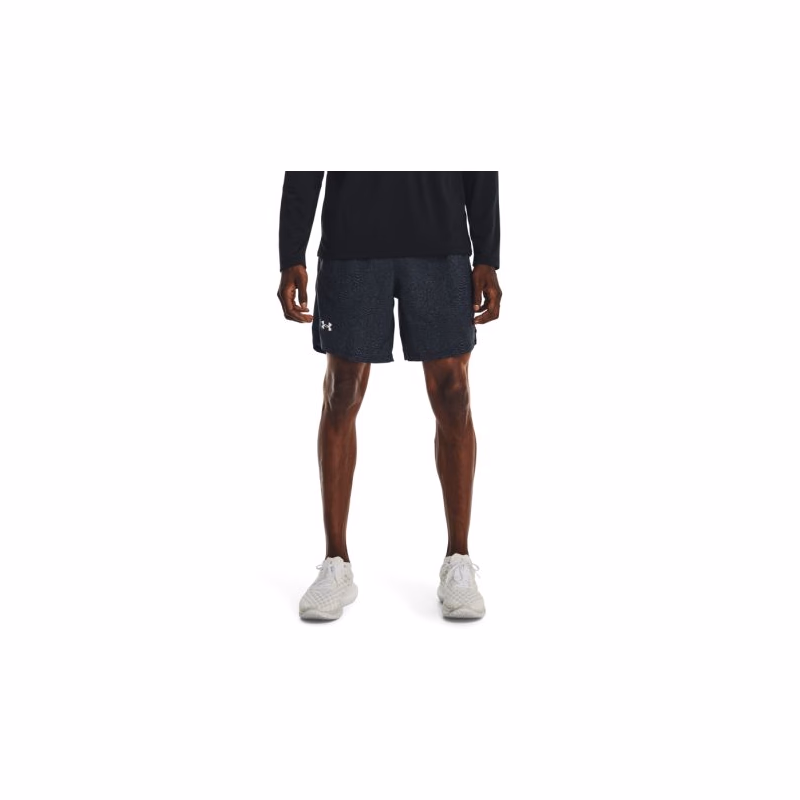 Pánske bežecké kraťasy UNDER ARMOUR UA LAUNCH 7 inch PRINTED SHORT-GRY