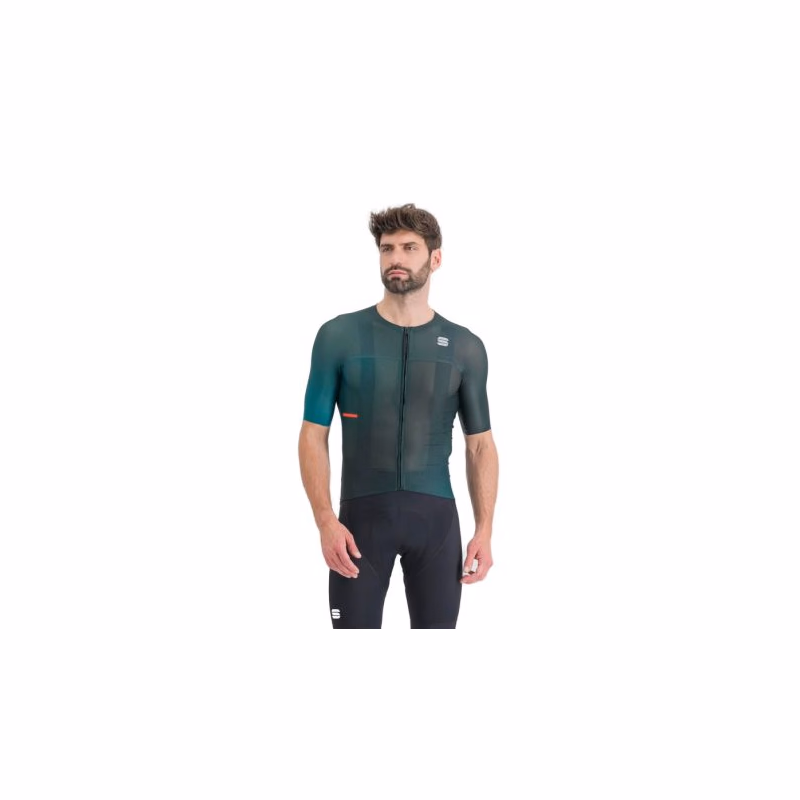 Pánsky cyklistický dres s krátkym rukávom SPORTFUL Light pro jersey, shaded green