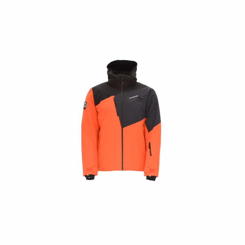 Pánska lyžiarska bunda s kapucňou BLIZZARD Ski Jacket Leogang, red black