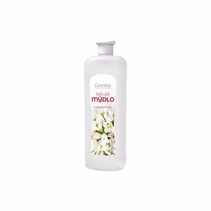 Mydlo tekuté Lavonea biele snežienka 1L