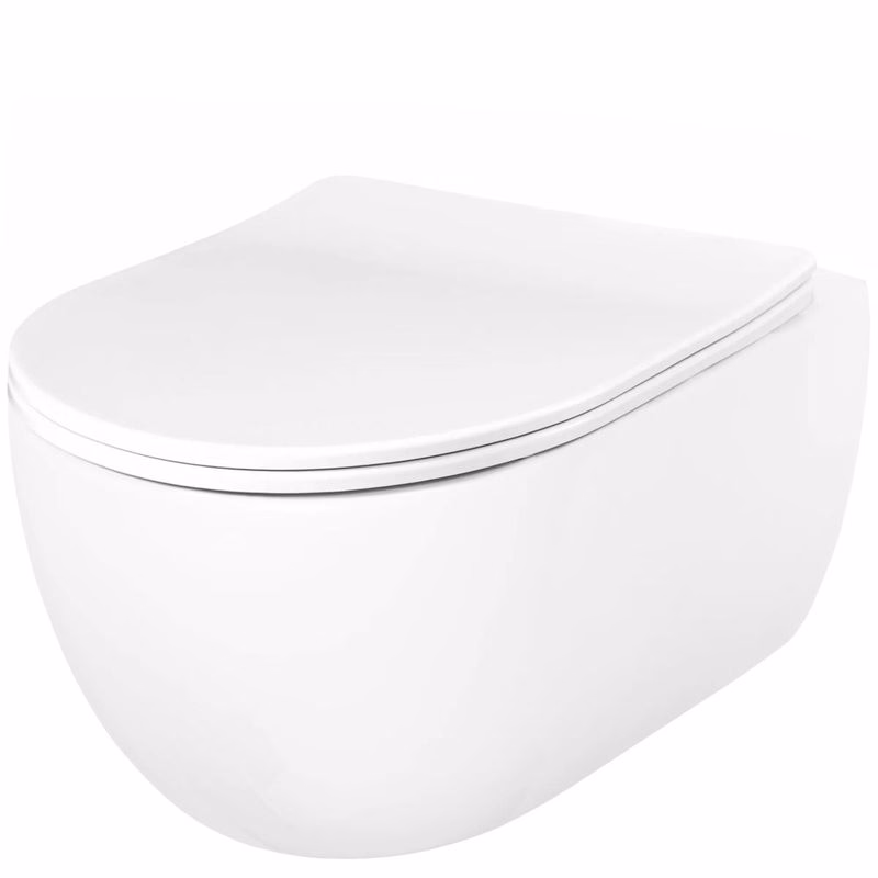 REA - Závesné WC MISA Eddy Tornado Rimless Flat N REA-C6560