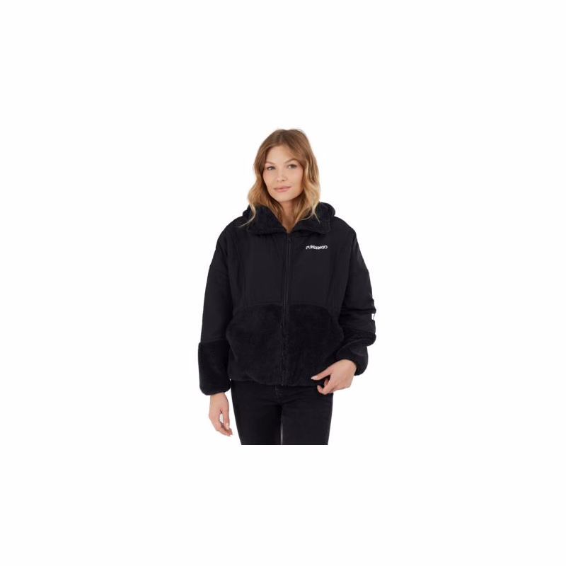 Dámska mikina so zipsom FUNDANGO Sansa Hybrid Jacket-780-antracit