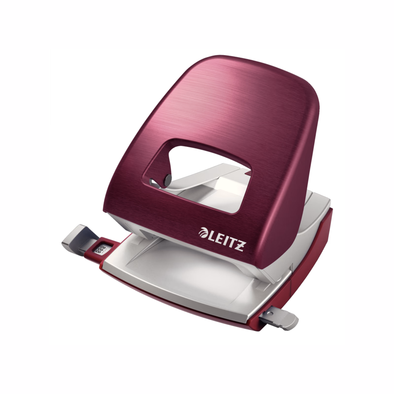 LEITZ Stolný dierovač NeXXt STYLE 5006, granátovo červená