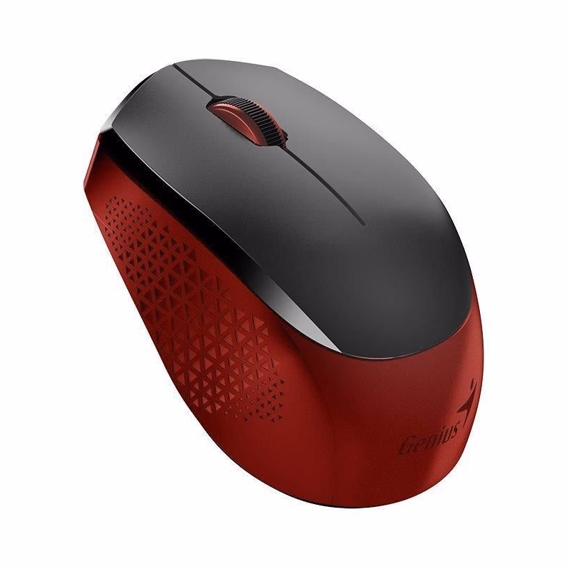 GENIUS myš NX-8000S/ 1600 dpi/ bezdrôtová/ tichá/ čiernočervená
