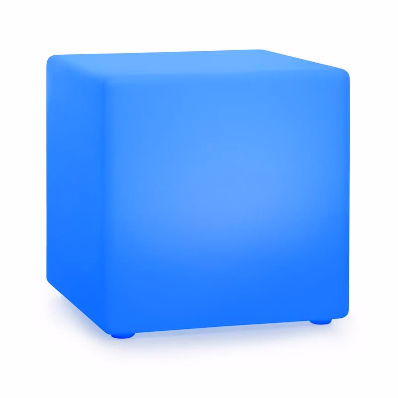 Blumfeldt Shinecube XL, svietiaca kocka, 40 x 40 x 40 cm, 16 LED farieb, 4 svetelné režimy, biela
