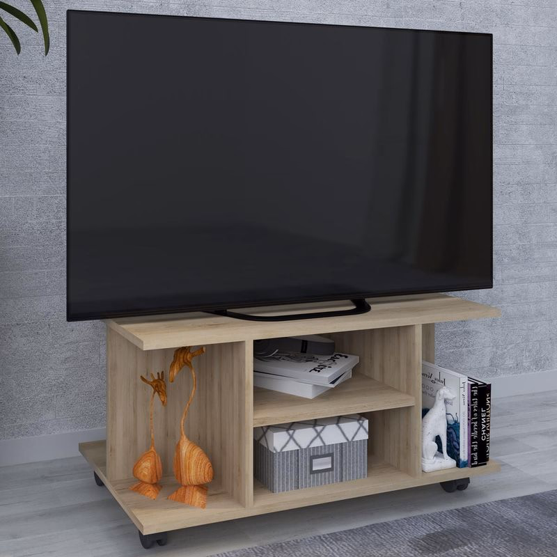 Mobilný TV stolík Findalo, buk